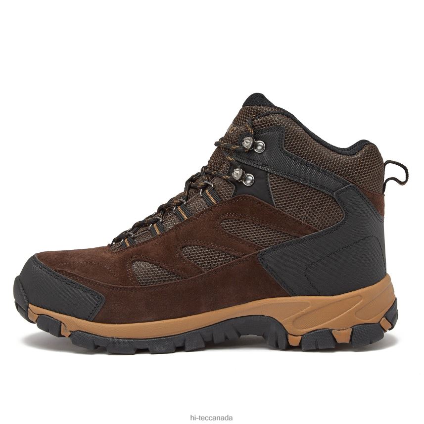 Footwear Hi-Tec Yosemite Mid WP Dark Brown Tan Men 84VX6V10 - Image 1
