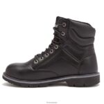 Footwear Hi-Tec Axel 7 In Steel Toe WP Work Boot Black Men 84VX6V21